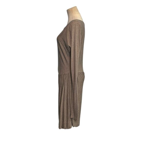Rebecca Taylor taupe long sleeves knit dress size Medium - Picture 6 of 15